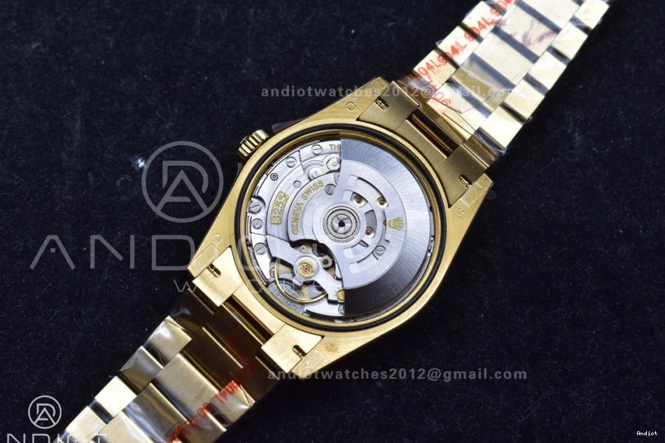 with Best Edition Bracelet YG President Gold Dial V5 Weight) Diamond (Gain 904L vr3255 DayDate QF Steel on 36 Square 0118